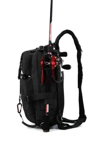 Minimalist Large Capacity Fishing Bag - Black - View 6