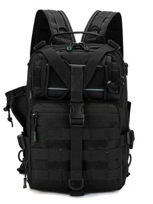 Minimalist Large Capacity Fishing Bag - Black - View 7