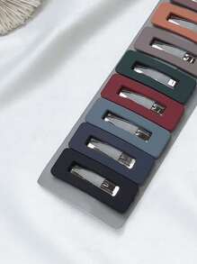 Set de 10 clips para cabello coloridos estilo Macaron, lindos y dulces para uso casual al estilo Y2K - Ver 3