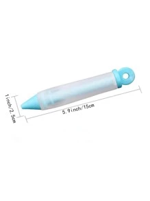1pc Silicone Food Writing Pen & 4pcs Piping Nozzle, Chocolate Decorating Tool, Cake Mold , Cookie Icing Piping Pastry Nozzles, Baking Tools For Cakes - Multicolor - View 3
