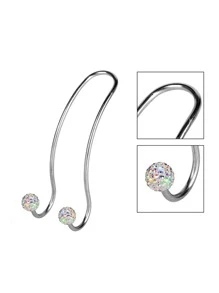 Rhinestone Thiết kế bóng trang trí cho ghế xe hơi - trắng - Xem 3