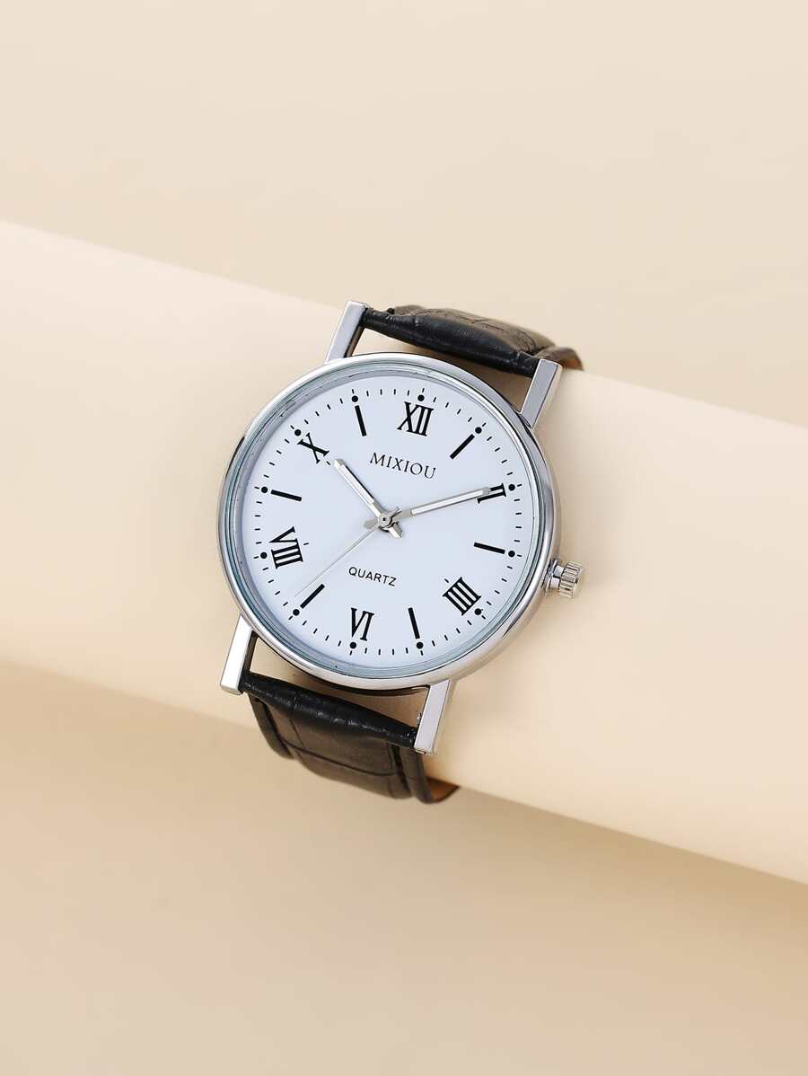 MIXIOU Herenhorloge met ronde wijzers