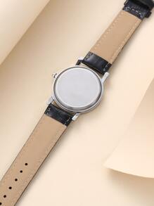 MIXIOU Herenhorloge met ronde wijzers