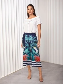 Women Pants - Màu xanh lam - Xem 3