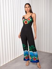 Women Jumpsuits - 黑色 - 查看 1