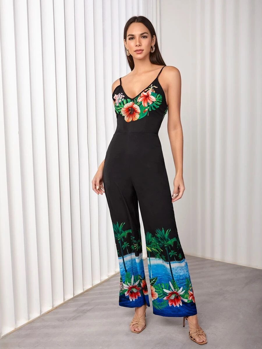 Women Jumpsuits - 黑色 - 查看 1