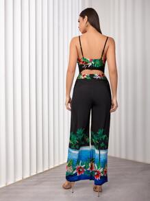 Women Jumpsuits - 黑色 - 查看 2