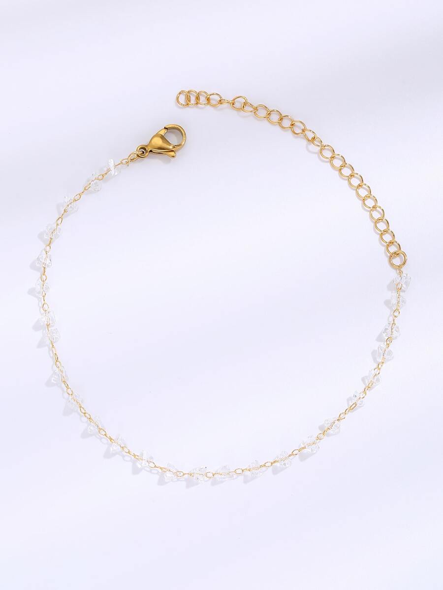 Vòng tay Trang trí hạt - trắng - Xem 1