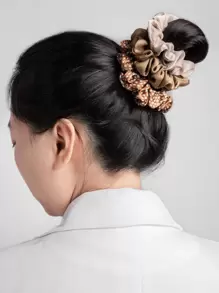 3入組圖案大腸發繩 - 彩色 - 查看 1