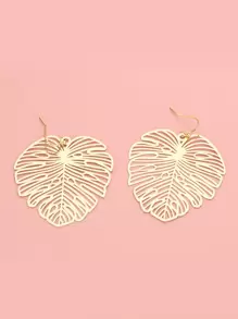 Hoa tai hình giọt nước rỗng - Vàng - Xem 3