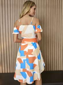 Women Dresses - 橘色 - 查看 2