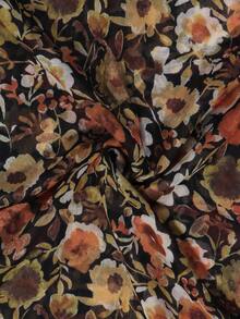 EMERY ROSE 花朵印花流蘇裝飾圍巾 - 彩色 - 查看 4