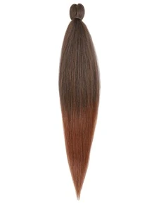 Pre Stretched Braiding Hair 26 Inch Professional Soft Yaki Braiding Hair For Twist Braids Hot Water Setting Synthetic Crochet Hair Extensions - Multicolor - View 1