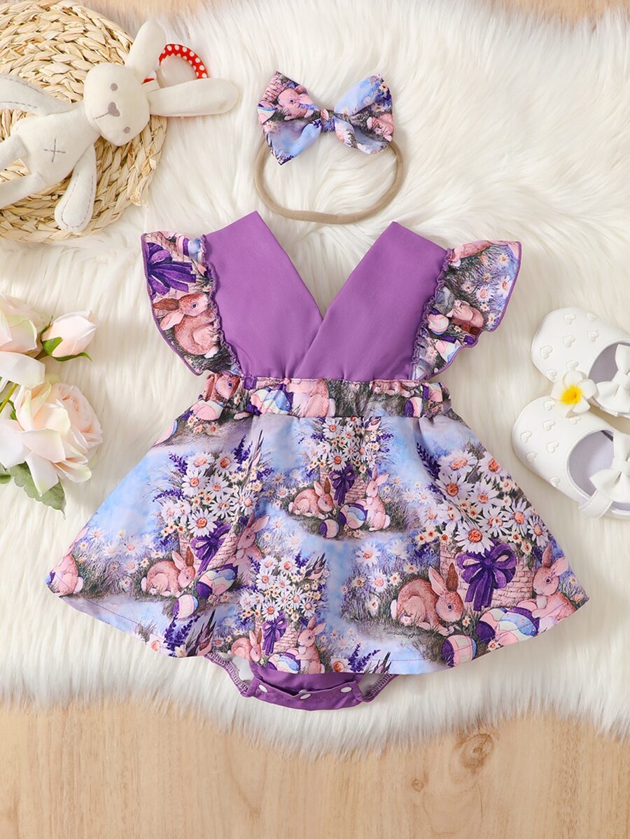 Đầm em bé Xù Hoa Dễ thương - Nhiều màu - Xem 1