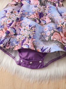 Đầm em bé Xù Hoa Dễ thương - Nhiều màu - Xem 4