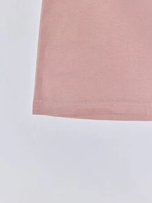 SHEIN Unity Letter Graphic Bodycon Dress - Pink - View 5