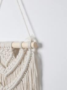1pc Macrame Wall Hanging, Woven Design Tassel Hanging Decor For Home Decor,Home Decor ,Room Decor,Wall Decor