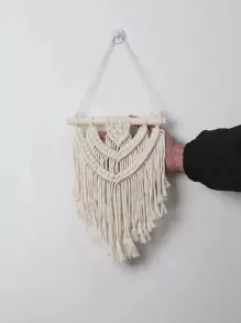 1pc Macrame Wall Hanging, Woven Design Tassel Hanging Decor For Home Decor,Home Decor ,Room Decor,Wall Decor