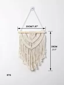 1pc Macrame Wall Hanging, Woven Design Tassel Hanging Decor For Home Decor,Home Decor ,Room Decor,Wall Decor