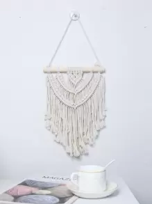 1pc Macrame Wall Hanging, Woven Design Tassel Hanging Decor For Home Decor,Home Decor ,Room Decor,Wall Decor