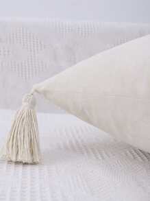 Miater 1pc Tua trang trí đệm Đệm trang trí không có chất làm đầy - Màu be - Xem 3