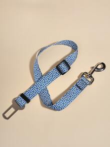 1入組骨頭圖案寵物安全帶 - 彩色 - 查看 3