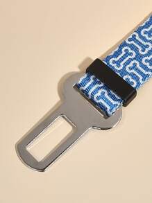 1入組骨頭圖案寵物安全帶 - 彩色 - 查看 4