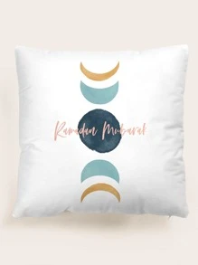 Ramadan Moon Print Cushion Cover không có chất làm đầy - Nhiều màu - Xem 1