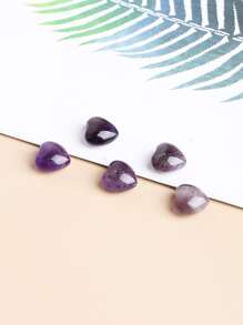 5 piezas piedra de corazón