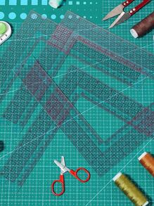 1pc Plastic 90 Degree Angle Ruler, L-Shaped Drawing Sewing Measure, Professional Tailor Craft Tool - Multicolor - View 5