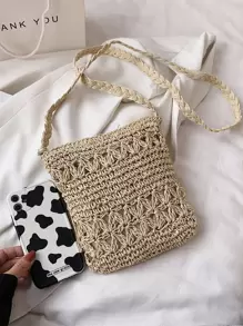 Túi Crossbody Nữ - Màu be - Xem 4