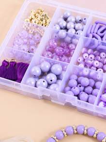 1 set Accesorio de joya DIY cuenta - Morado - Ver 4