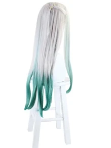 Tóc giả tổng hợp Ombre dài Cosplay với tóc mái - Nhiều màu - Xem 6