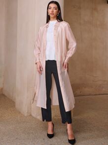 MOTF PREMIUM LYOCELL LIGHTWEIGHT SHIRT - Baby Pink - View 4