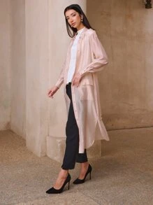 MOTF PREMIUM LYOCELL LIGHTWEIGHT SHIRT - Baby Pink - View 5