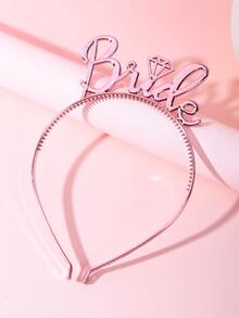1入組婚禮淋浴派對髮箍 - 粉色 - 查看 2