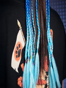 ROMWE Ponytail Decor Hair Tie - Multicolor - View 2