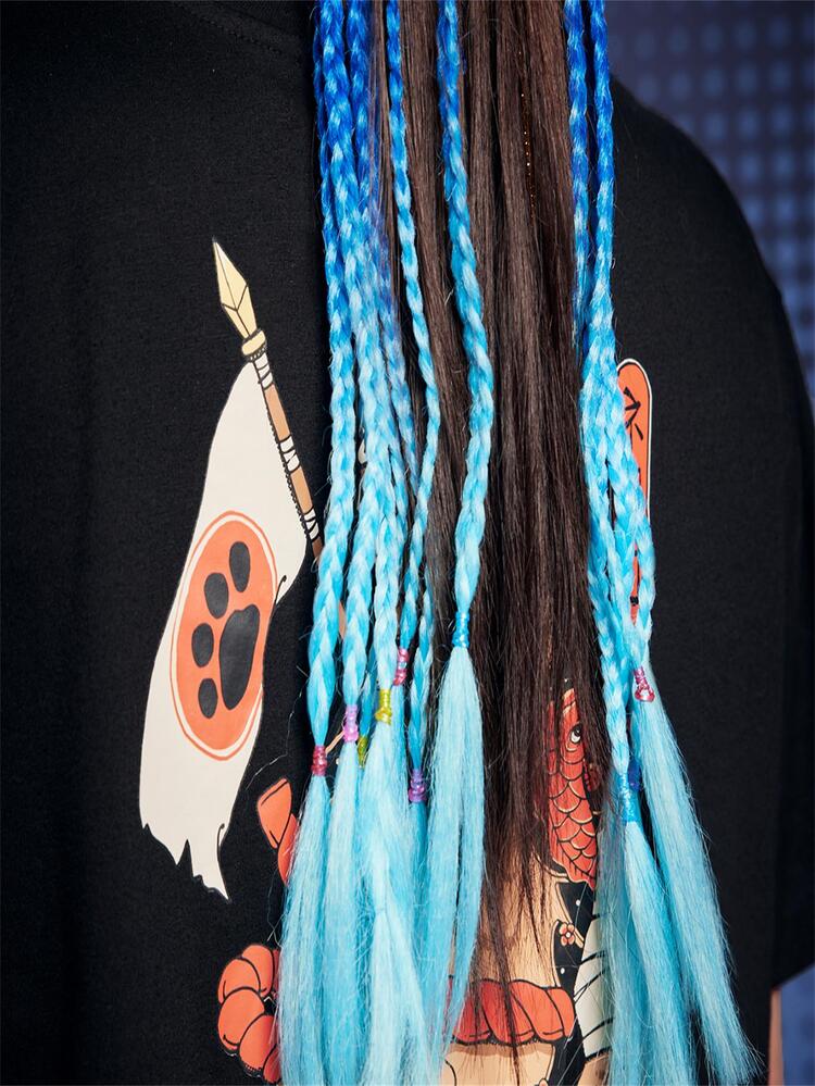 ROMWE 馬尾裝飾髮圈 - 彩色 - 查看 2