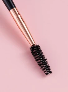 Double-Headed Eyebrow Brush - Black - View 2