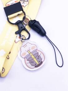 1pc Cartoon Graphic Lanyard - Multicolor - View 4