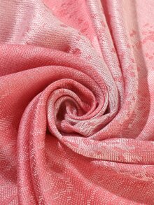 EMERY ROSE 圖案流蘇下擺圍巾 - 彩色 - 查看 3