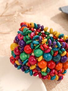 隨機色串珠手鐲 - 彩色 - 查看 3