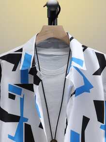 ROMWE MEN Street Life Nam In Toàn bộ Áo sơ mi Without Tee - Nhiều màu - Xem 5