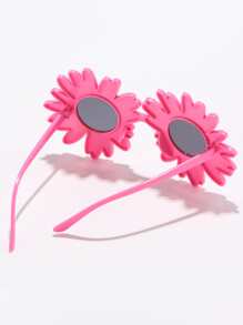 Kính mắt hình hoa hướng dương đáng yêu, thích hợp cho mùa vũ hội, kỳ nghỉ hè ở bãi biển, ngoài trời, du lịch - Hồng - Xem 4