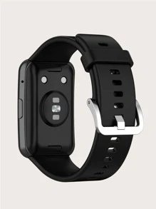 Watch Fit Silicone Watch Band With Tool, Black - Black - View 2