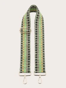 Colourblock Geometric Pattern Bag Strap - Multicolor - View 2