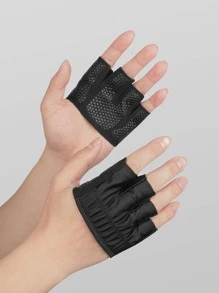 SKDK New Weight Lifting Gym Workout Gloves Men & Women, Partial Glove Just For The Calluses Spots, Great For Weightlifting, Exercise, Training, Fitness,Black Gloves