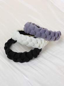 3 chiếc Băng đô Rộng Rộng - Nhiều màu - Xem 5