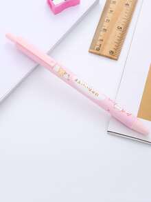 6pcs Cartoon Graphic Random Ballpoint Pen
