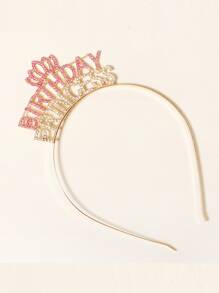 1pc Birthday Party Hair Hoop - Multicolor - View 1
